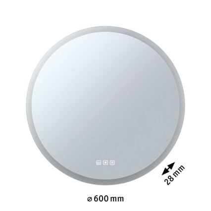 Paulmann 78952- LED/21W IP44 Dimmerabile bagno retroilluminato specchio MIRA 230V