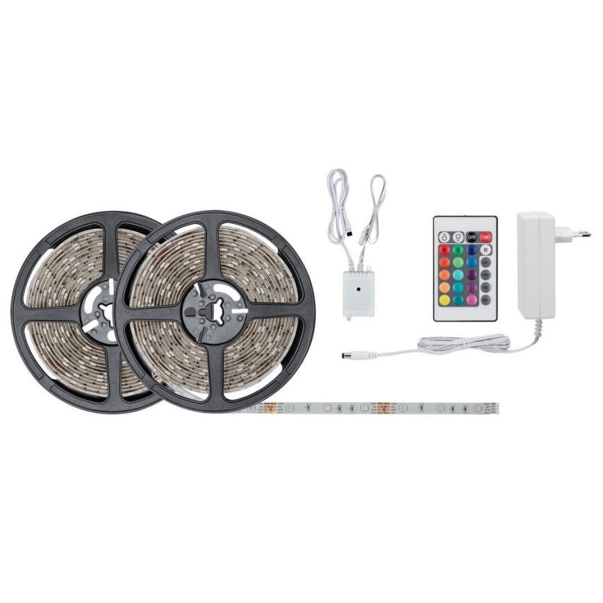 Paulmann 78980 - Striscia LED RGB/28W dimmerabile SIMPLED 10m 230V + TC