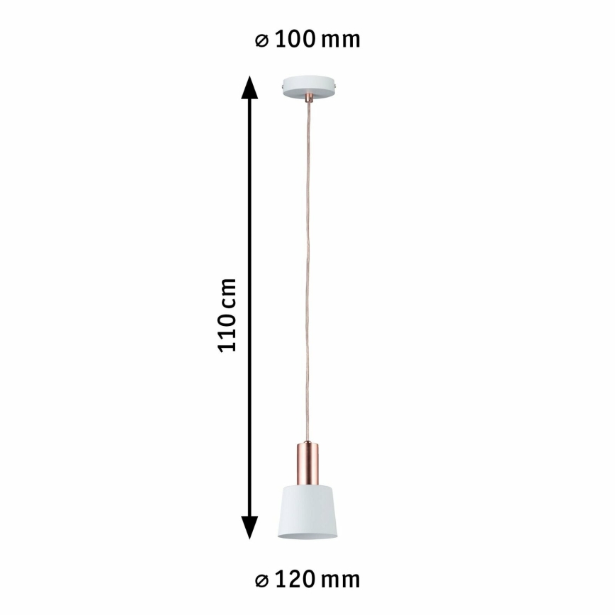 Paulmann 79656 - 1xE14/20W  Lampadario a sospensione con filo NEORDIC HALDAR 230V
