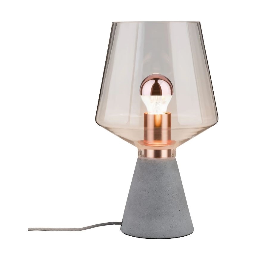 Paulmann 79665 - 1xE27/20W Tischlampe NEORDIC YORIK 230V