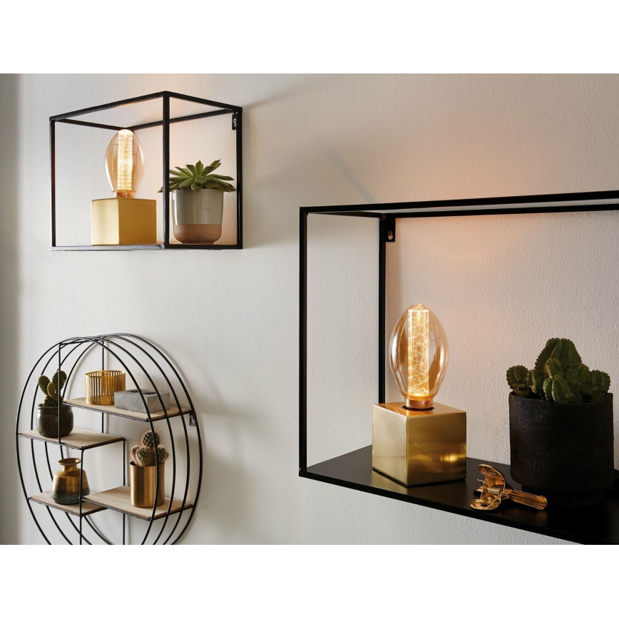 Paulmann  79728 - 1xE27/20W Lampada da tavolo DILJA 230V