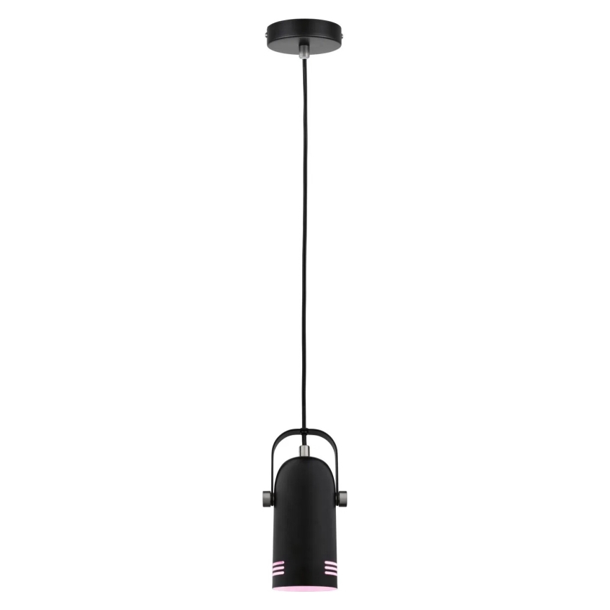 Paulmann 79766 - LED RGBW 1xE27/12W Lampada a sospensione con cavo LAVEA 230V nero