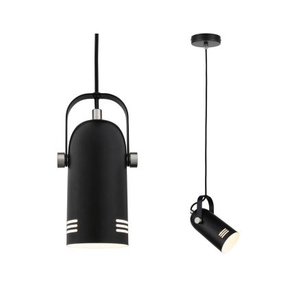 Paulmann 79766 - LED RGBW 1xE27/9W Pendelleuchte an Kabel LAVEA 230V schwarz