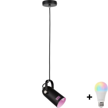 Paulmann 79766 - Suspension LED RGBW 1xE27/15W LAVEA sur câble 230V noir