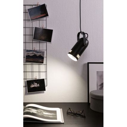 Paulmann 79766 - Suspension LED RGBW 1xE27/15W LAVEA sur câble 230V noir
