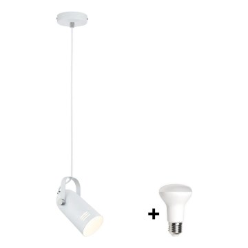 Paulmann 79767 - Lampada a sospensione LED 1xE27/8W LAVEA 230V bianca