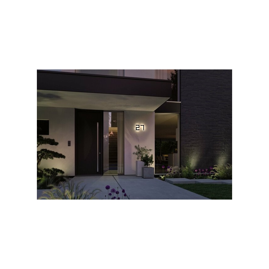 Paulmann 79842 - LED/0,2W IP44 Numero civico solare 1,2V