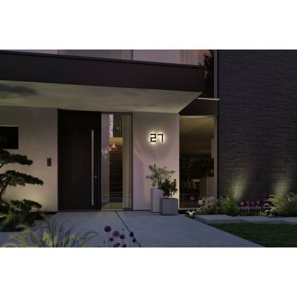 Paulmann 79842 - Numéro de maison solaire LED/0,2W IP44 1,2V