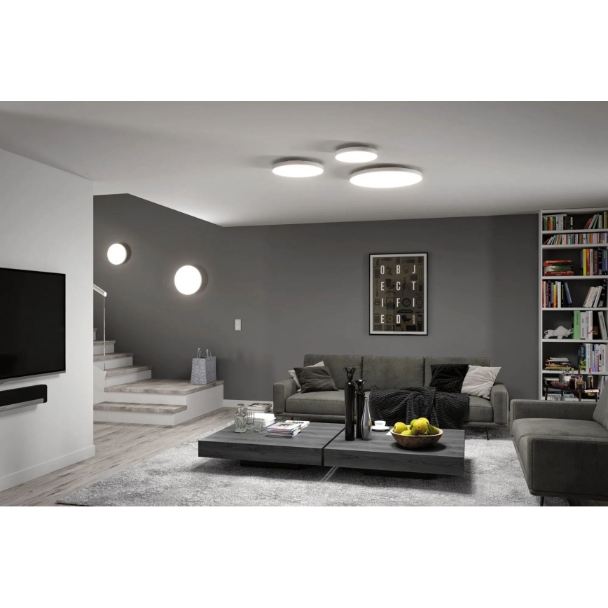 Paulmann 79894 - LED/38W Plafoniera VELORA 230V 3000/4000/6500K Ø 60 cm bianco