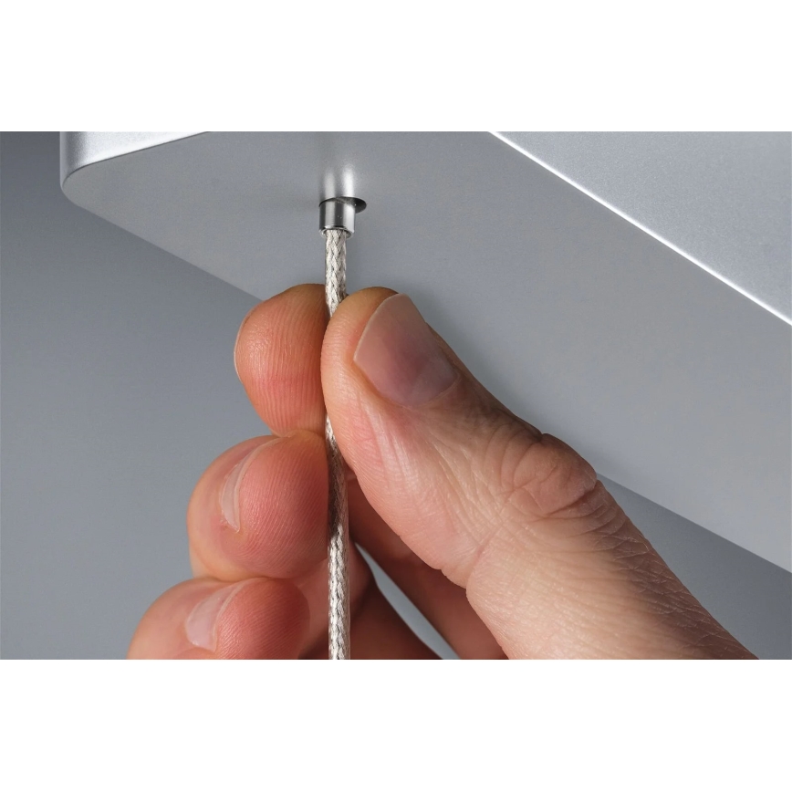 Paulmann 79900 - Suspension filaire à intensité variable LENTO 230V chrome mat - LED/42W