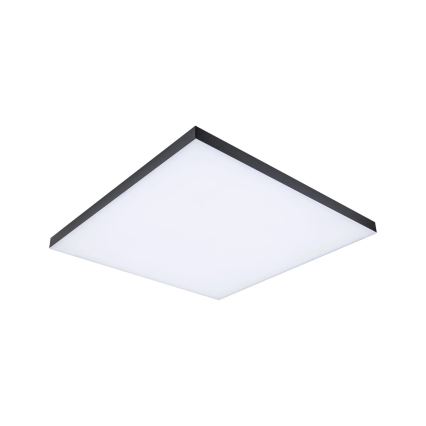 Paulmann 79913 - LED/31W RGBW dimmbare Deckenleuchte LORIA 230V 3000-6500K 59,5x59,5 cm schwarz + Fernbedienung