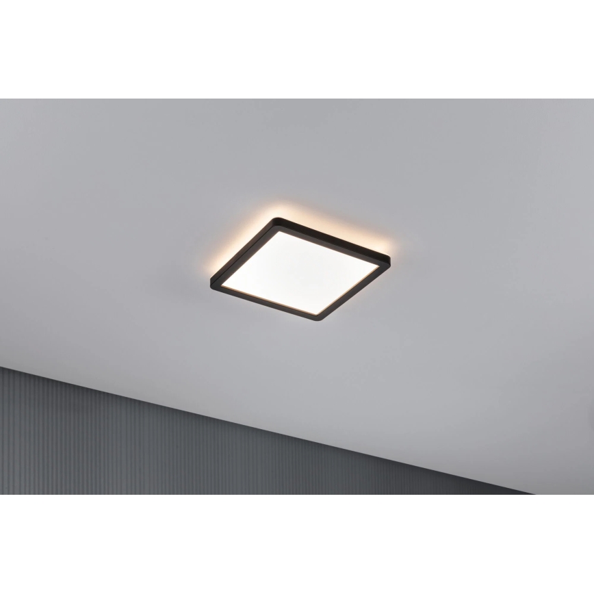 Paulmann 79920 - LED/11,2W dimmbares Panel ATRIA 230V 3000K 19x19 cm schwarz