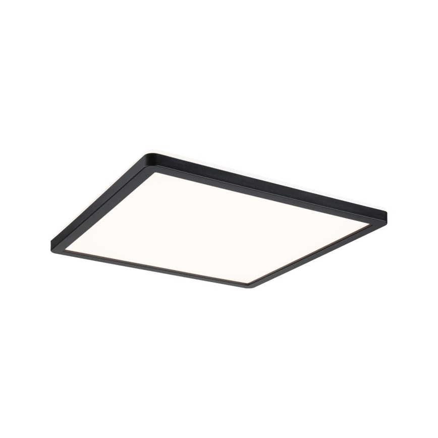 Paulmann 79921 - Panneau LED dimmable 16W ATRIA 230V 3000K 29,3x29,3 cm noir