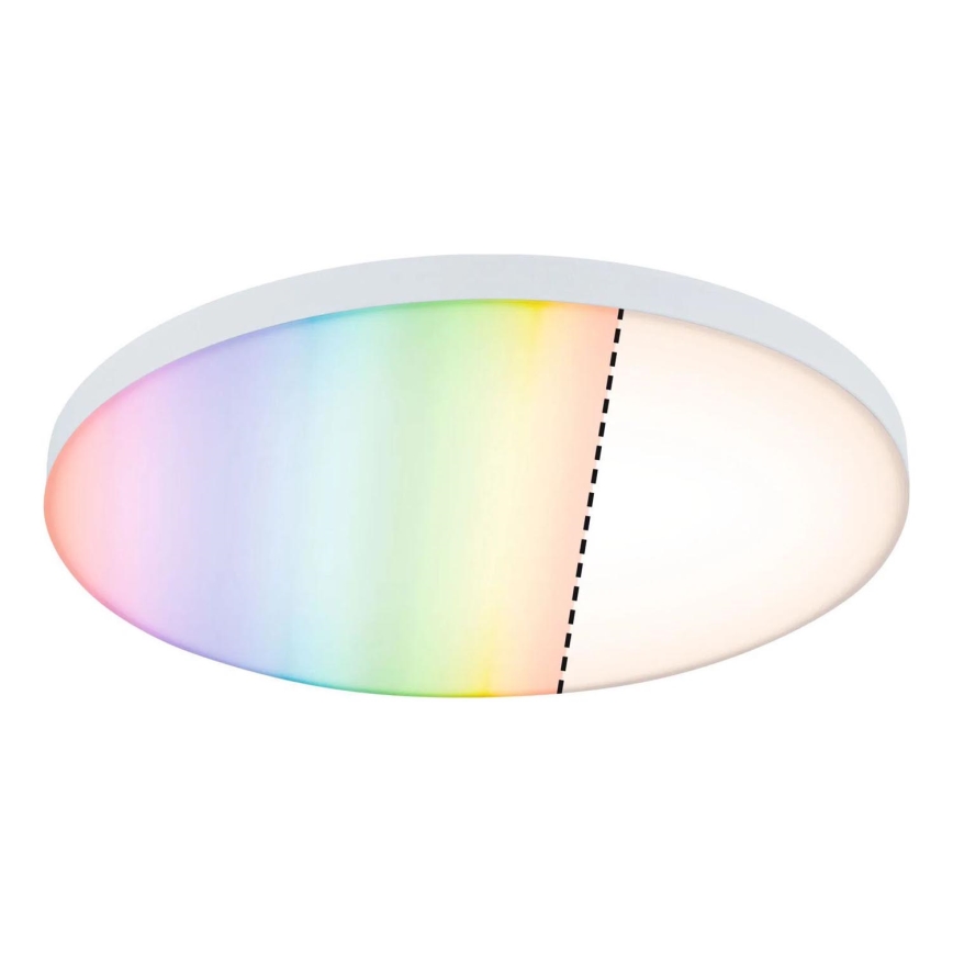 Paulmann 79929 - Plafoniera dimmerabile LED 22W RGBW LORIA 230V Ø 40 cm bianca
