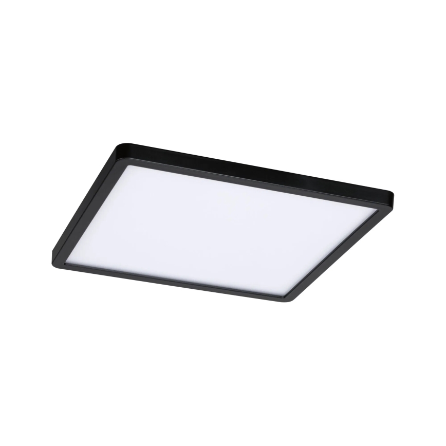 Paulmann 79967 - LED/16W IP44 plafonnier encastré dimmable pour salle de bains AREO 230V 23x23 cm noir