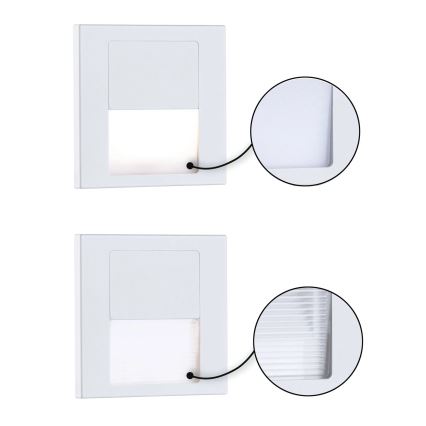 Paulmann 79999 - Spot d'escalier LED/1W TSARO 230V Follow/blanc