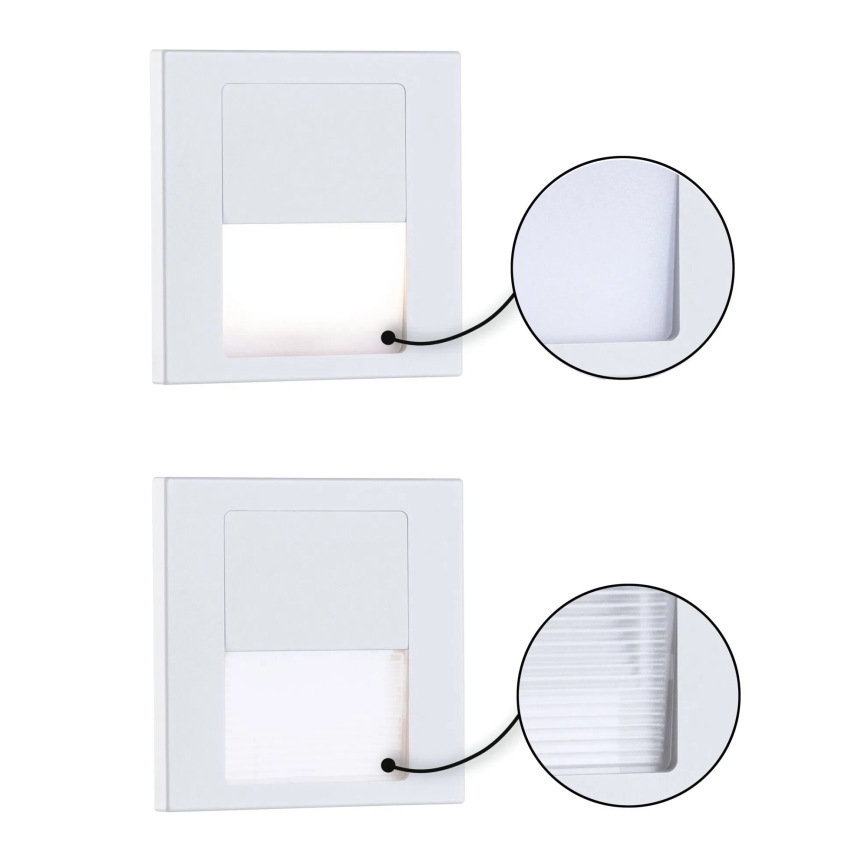 Paulmann 79999 - Spot d'escalier LED/1W TSARO 230V Follow/blanc