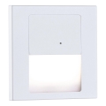 Paulmann 80002 - LED/1W Treppenleuchte mit Sensor TSARO 230V Lead/weiß