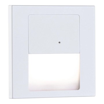 Paulmann 80002 - LED/1W Treppenleuchte mit Sensor TSARO 230V Lead/weiß