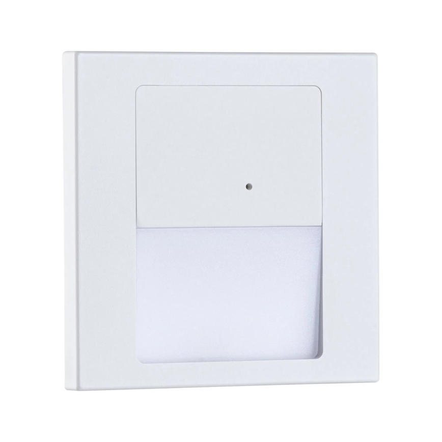 Paulmann 80002 - LED/1W Treppenleuchte mit Sensor TSARO 230V Lead/weiß
