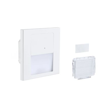 Paulmann 80002 - LED/1W Treppenleuchte mit Sensor TSARO 230V Lead/weiß