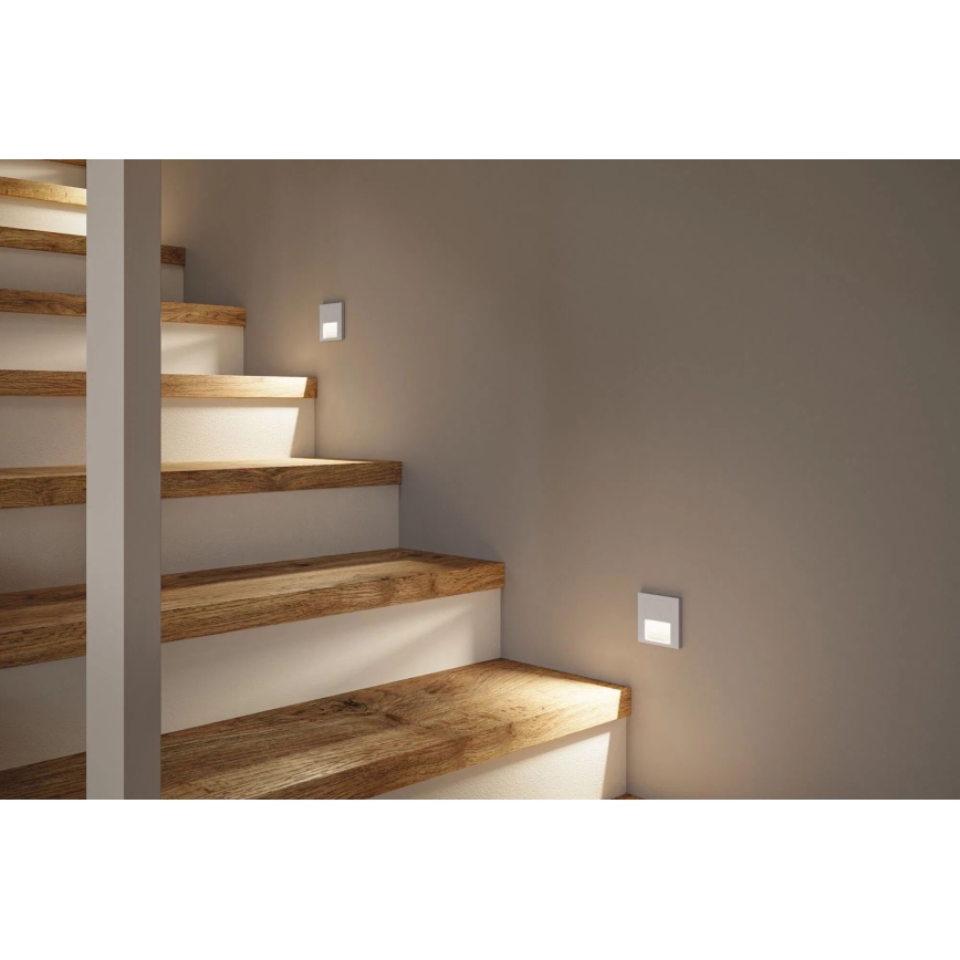 Paulmann 80003 - LED/1W Illuminazione scale con sensore TSARO 230V Lead/cromo opaco