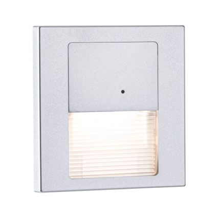 Paulmann 80003 - LED/1W Treppenleuchte mit Sensor TSARO 230V Lead/matt Chrom