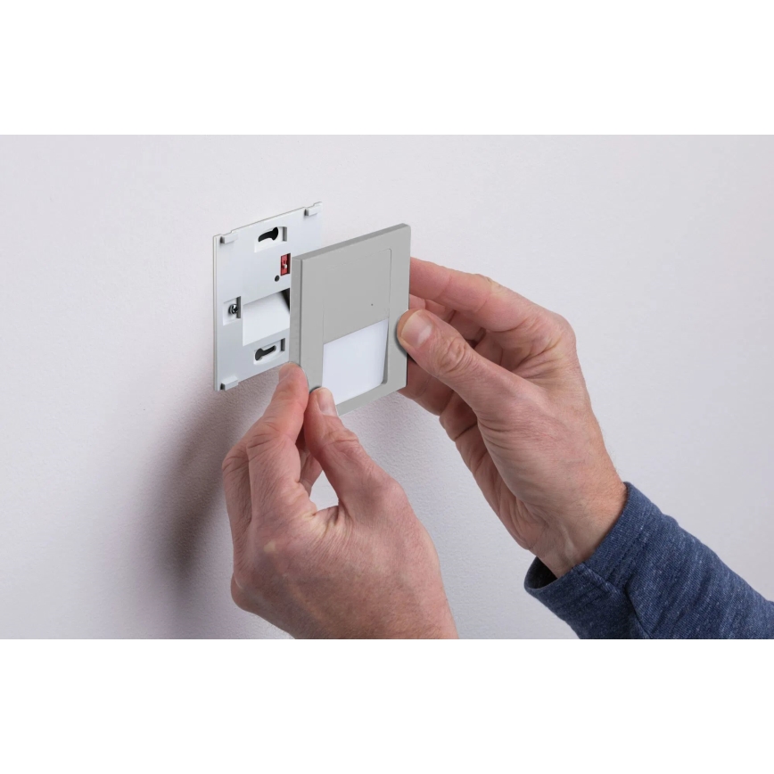 Paulmann 80003 - Spot d'escalier avec détecteur LED/1W TSARO 230V Lead/chrome mat