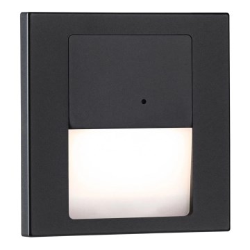 Paulmann 80004 - LED/1W Illuminazione scale con sensore TSARO 230V Lead/nero