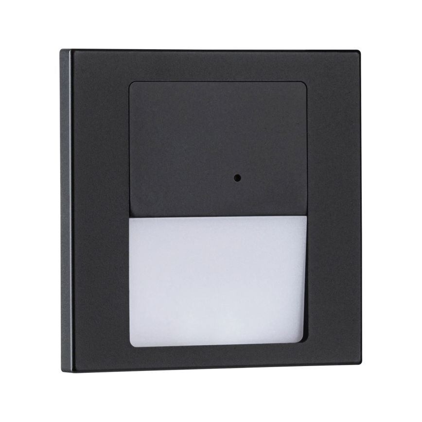 Paulmann 80004 - LED/1W Treppenleuchte mit Sensor TSARO 230V Lead/schwarz