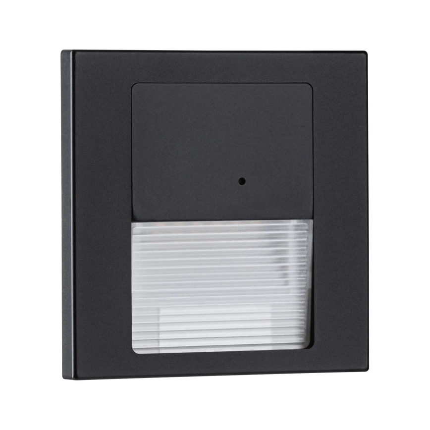 Paulmann 80004 - LED/1W Treppenleuchte mit Sensor TSARO 230V Lead/schwarz