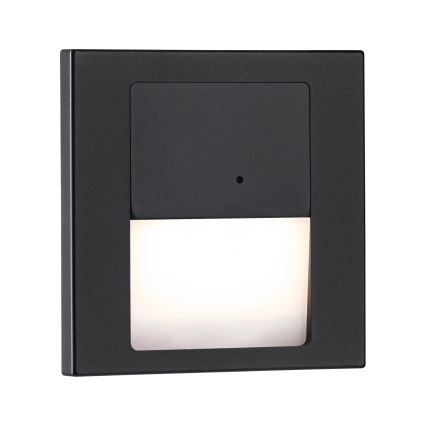 Paulmann 80004 - Spot d'escalier avec détecteur LED/1W TSARO 230V Lead/noir