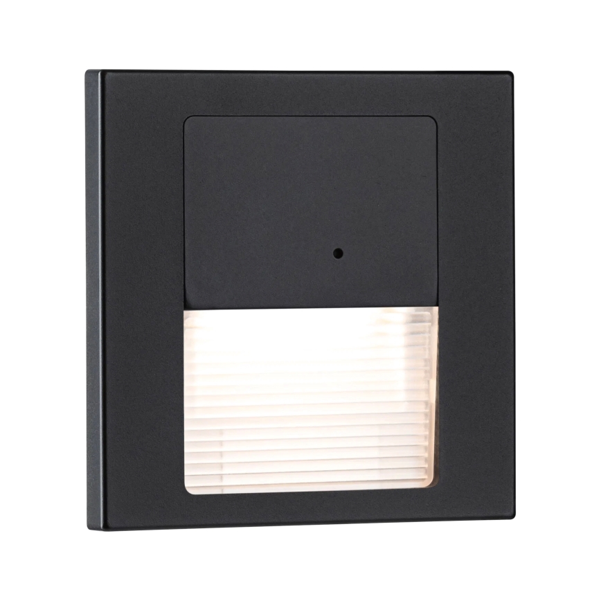 Paulmann 80004 - Spot d'escalier avec détecteur LED/1W TSARO 230V Lead/noir