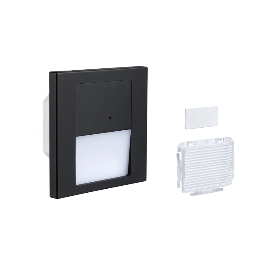 Paulmann 80004 - Spot d'escalier avec détecteur LED/1W TSARO 230V Lead/noir