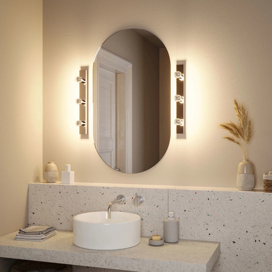 Paulmann 80096 - 3xE14/40W IP44 Éclairage de miroir salle de bain REGULA 230V chrome brillant