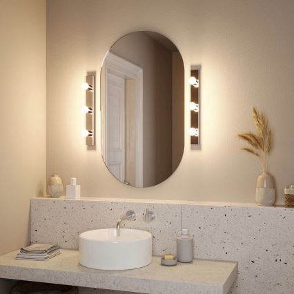 Paulmann 80096 - 3xE14/40W IP44 Éclairage de miroir salle de bain REGULA 230V chrome brillant