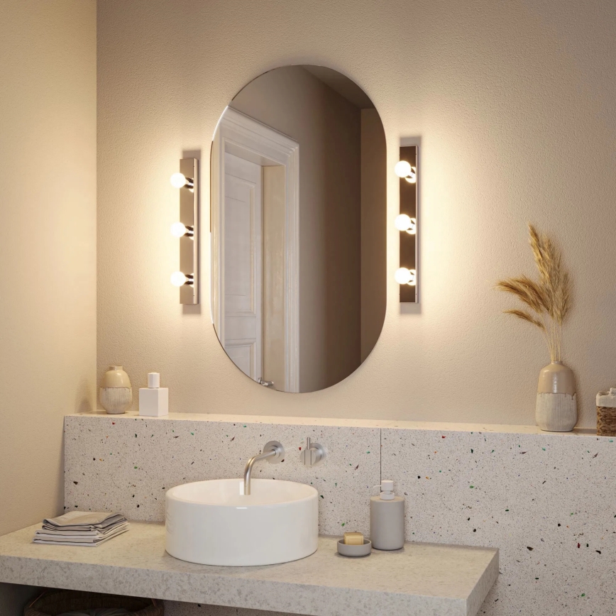 Paulmann 80096 - 3xE14/40W IP44 Éclairage de miroir salle de bain REGULA 230V chrome brillant
