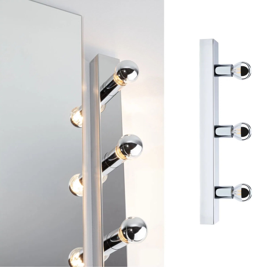 Paulmann 80096 - 3xE14/40W IP44 Lampada per specchio da bagno REGULA 230V cromo lucido