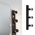 Paulmann 80097 - 3xE14/40W IP44 Éclairage de miroir salle de bain REGULA 230V noir