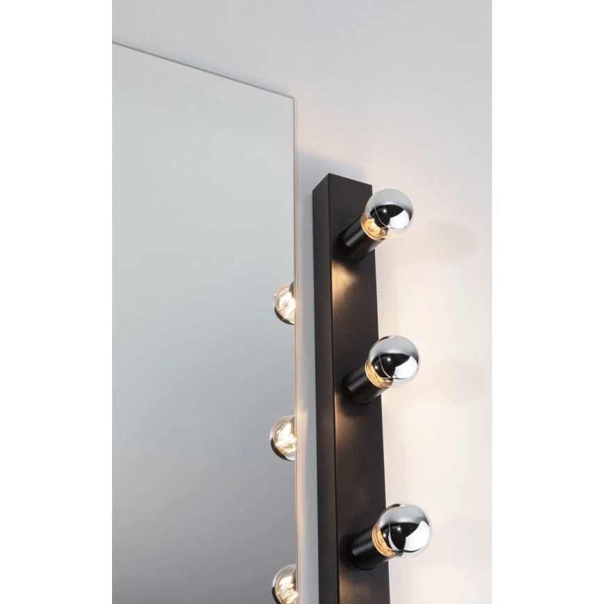 Paulmann 80097 - 3xE14/40W IP44 Éclairage de miroir salle de bain REGULA 230V noir