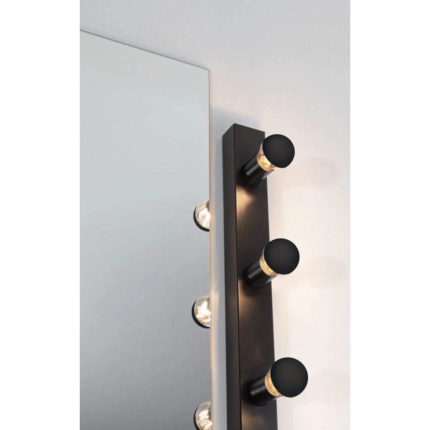 Paulmann 80097 - 3xE14/40W IP44 Éclairage de miroir salle de bain REGULA 230V noir