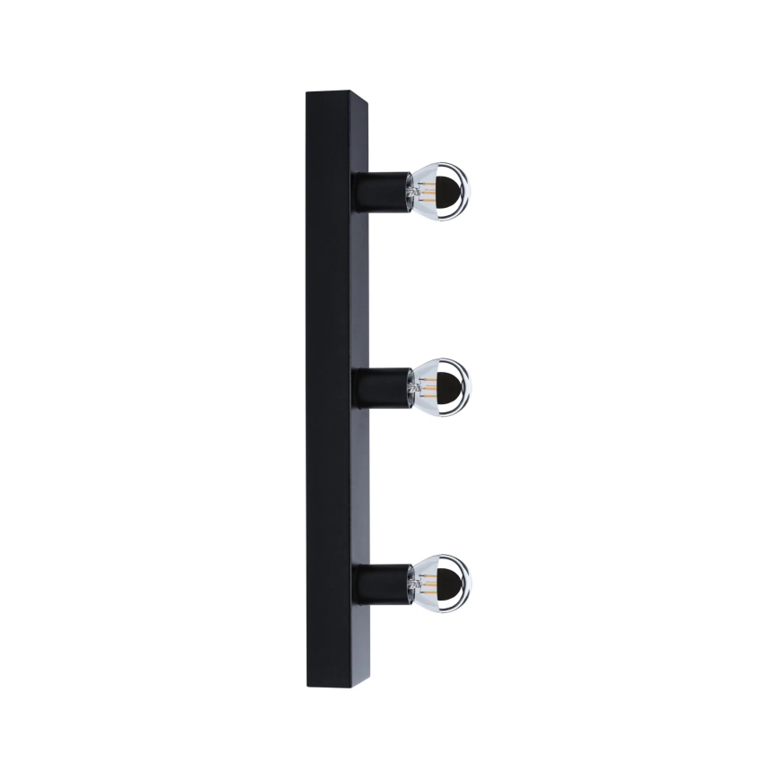 Paulmann 80097 - 3xE14/40W IP44 Éclairage de miroir salle de bain REGULA 230V noir