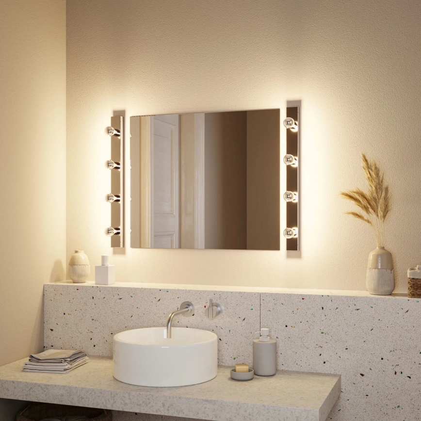 Paulmann 80098 - 4xE14/40W IP44 Lampada per specchio da bagno REGULA 230V cromo lucido