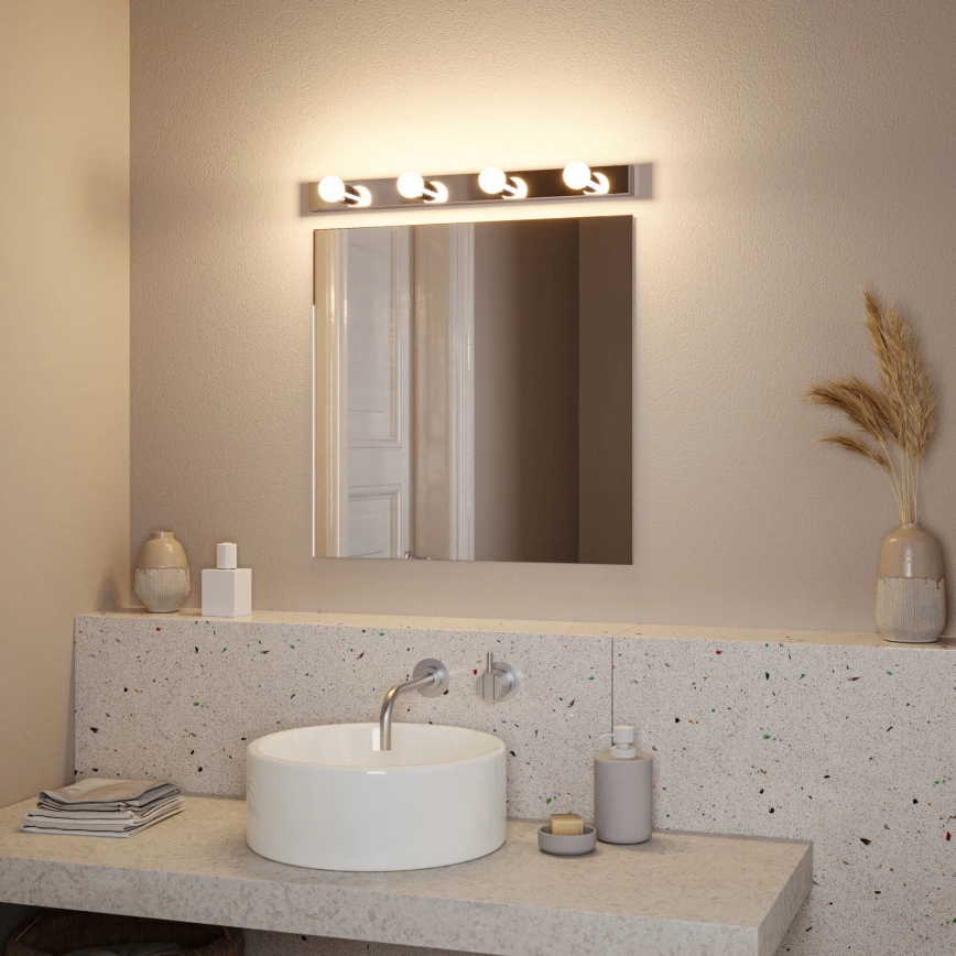 Paulmann 80098 - 4xE14/40W IP44 Lampada per specchio da bagno REGULA 230V cromo lucido