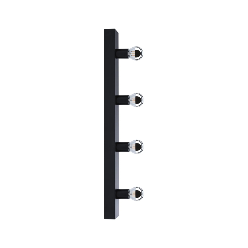 Paulmann 80099 - 4xE14/40W IP44 Éclairage de miroir salle de bain REGULA 230V noir