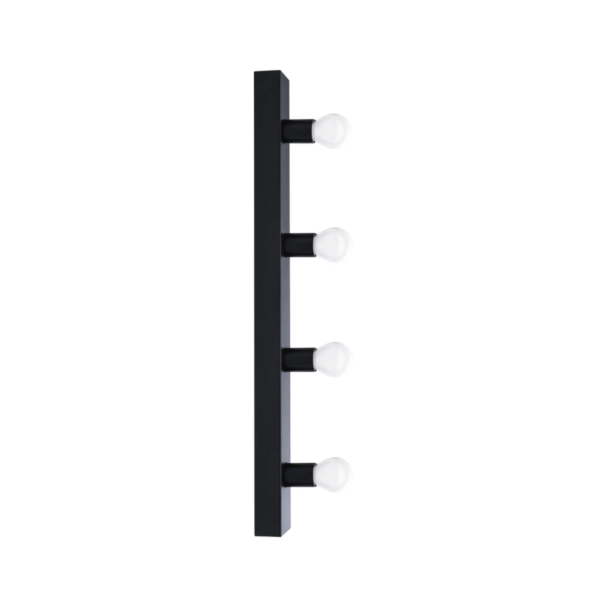 Paulmann 80099 - 4xE14/40W IP44 Éclairage de miroir salle de bain REGULA 230V noir