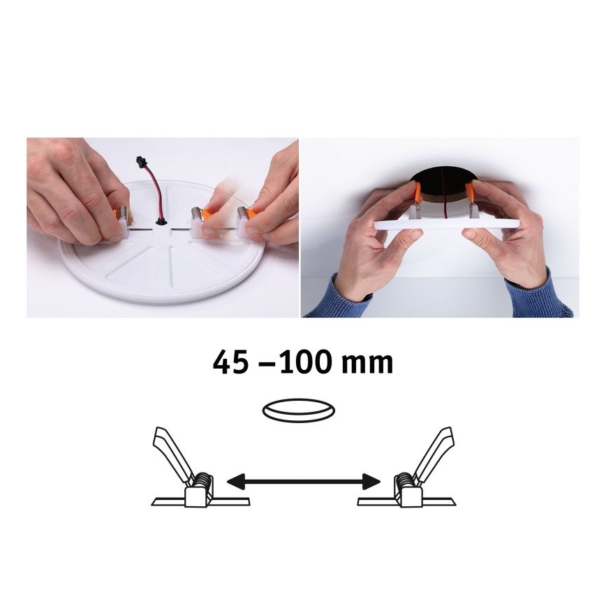 Paulmann 92397 - LED/8,5W IP44 Lampada da incasso da bagno VARIFIT 230V