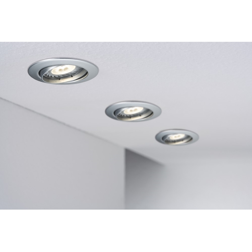 Paulmann 92516 - SET 3xLED-GU10/3,5W Lampada da incasso per bagni PREMIUM LINE 230V