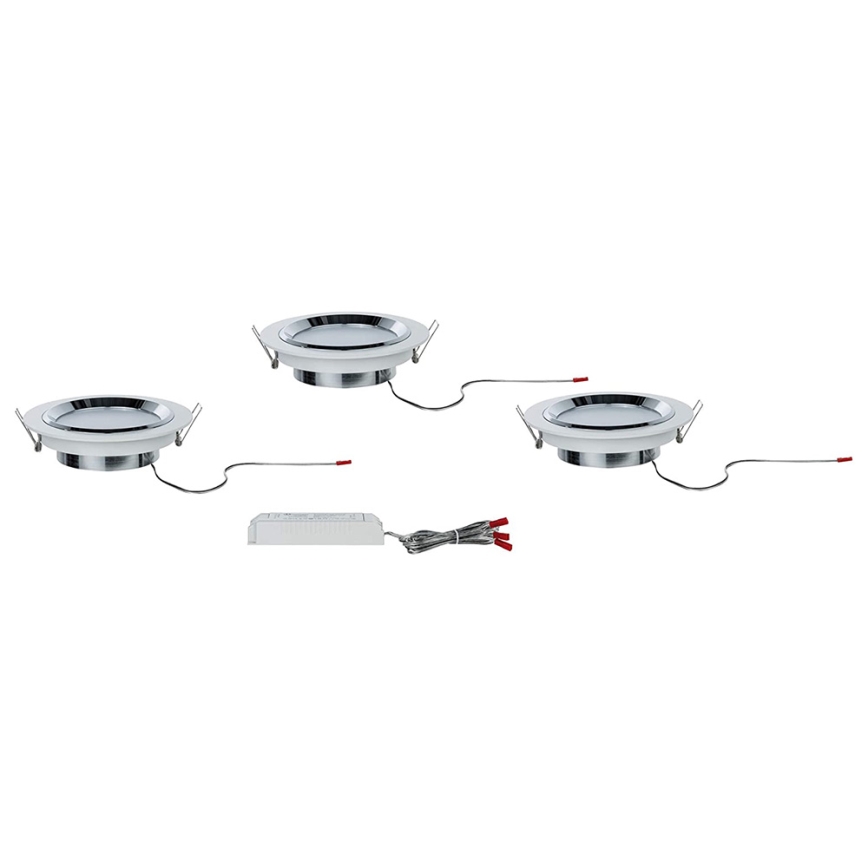 Paulmann 92693 - PACK 3xLED/8W Spot dimmable encastrable PREMIUM LINE 230/