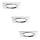 Paulmann 92695 - SET 3xLED/8W Lampada da incasso dimmerabile DICE 3xLED/8W/230V